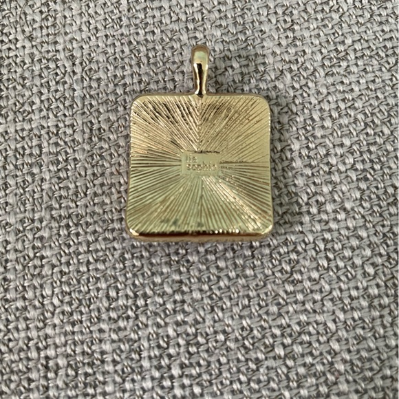 Lia Sophia brown and gold pendant - Picture 6 of 8